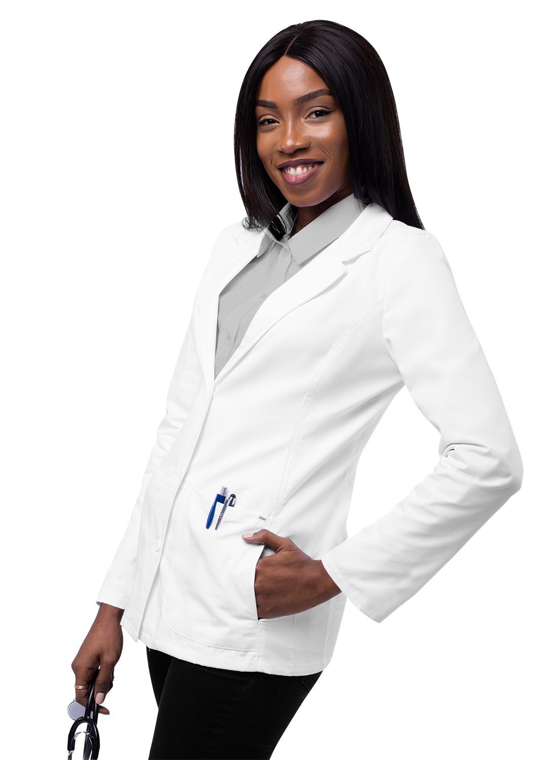 ADAR 2814 Women's 28" Tailored Consultation Coat