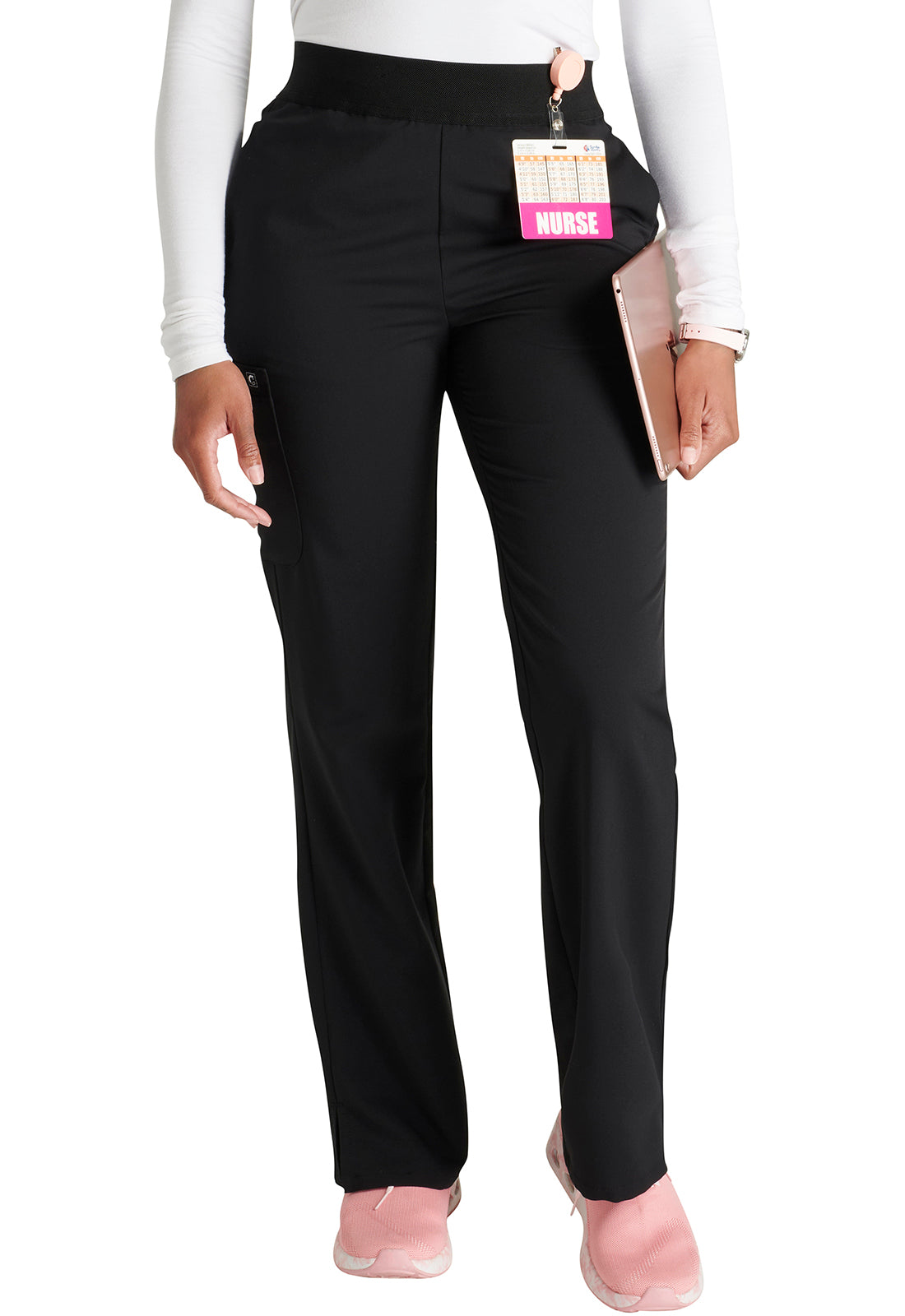 CK136A ATMOS Mid Rise Pull-on Straight Leg Pant