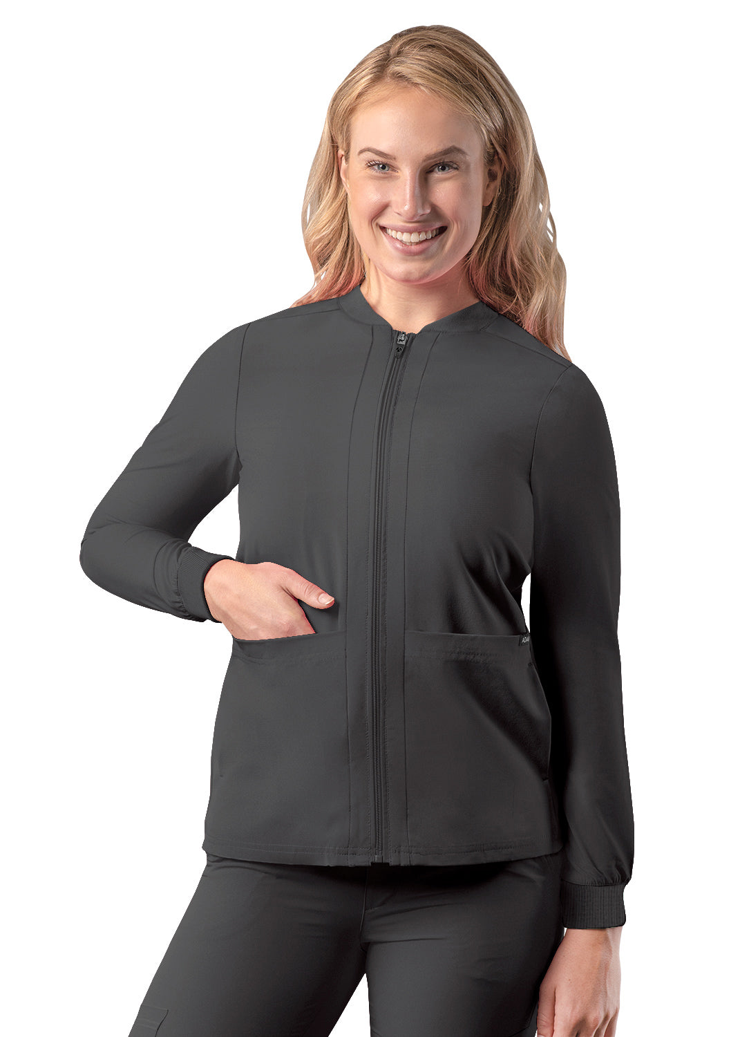 ADAR Women's Zipped Bomber Jacket