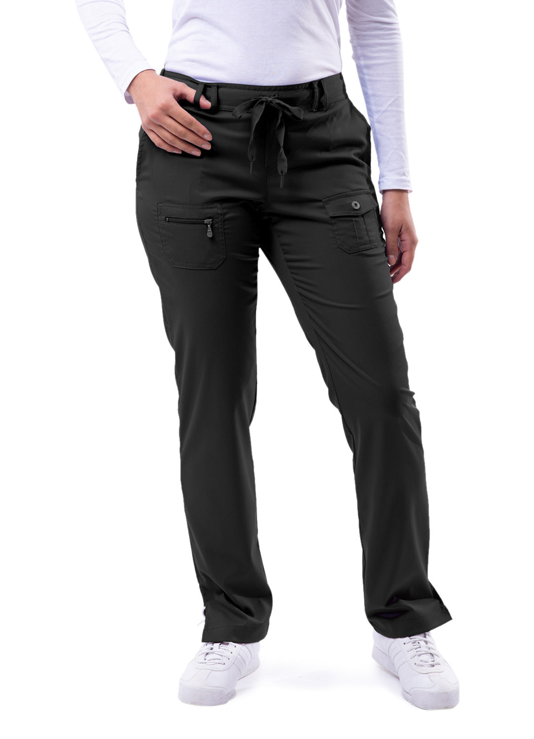 ADAR Women's Slim Fit 6 Pocket Pant TALL