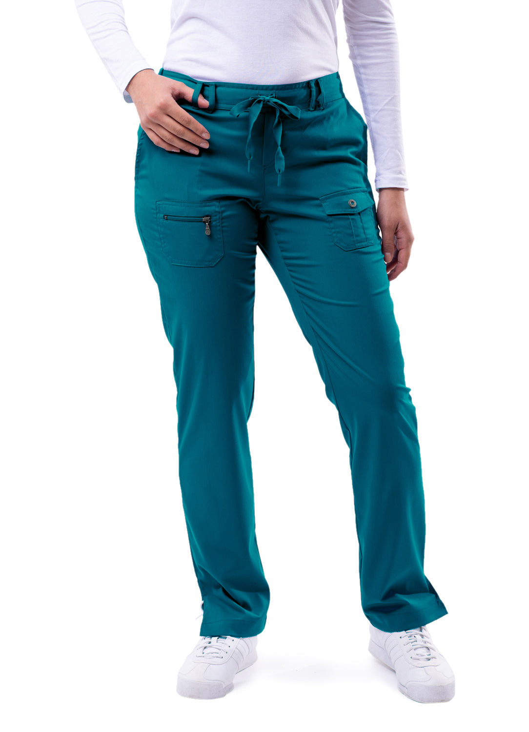 ADAR Women's Slim Fit 6 Pocket Pant TALL