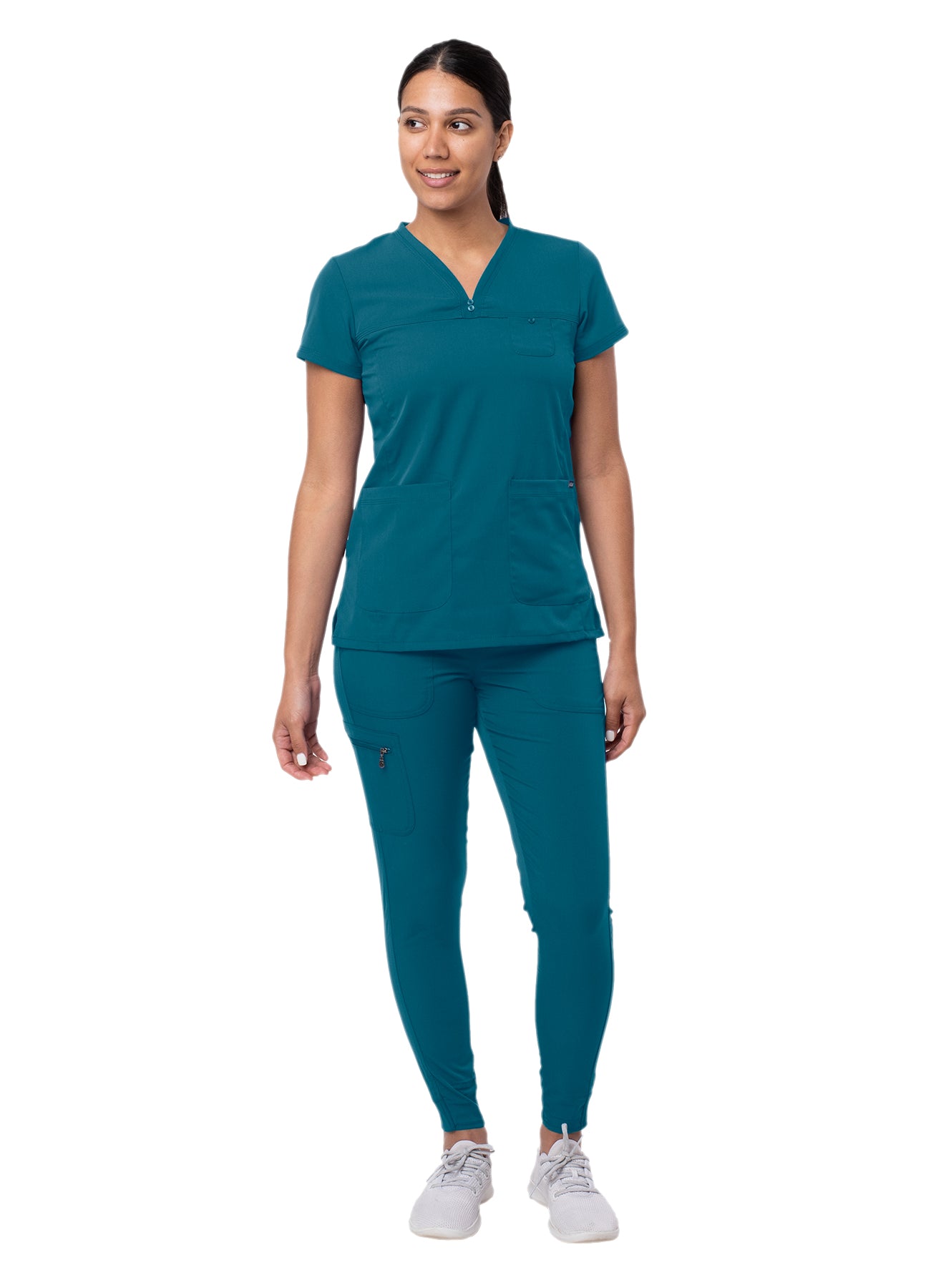 ADAR Women's Movement Booster Jogger Scrubs Set