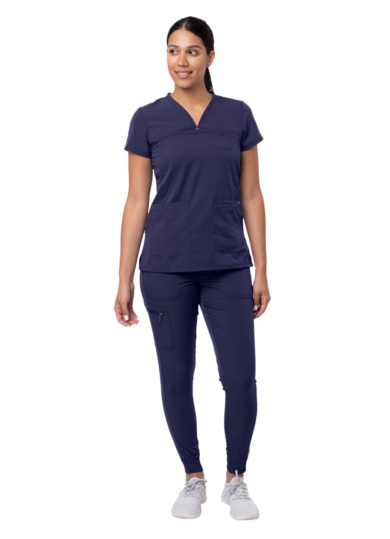 ADAR Women's Movement Booster Jogger Scrubs Set