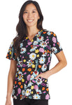 PRINT SCRUB TOPS