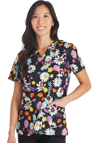 PRINT SCRUB TOPS
