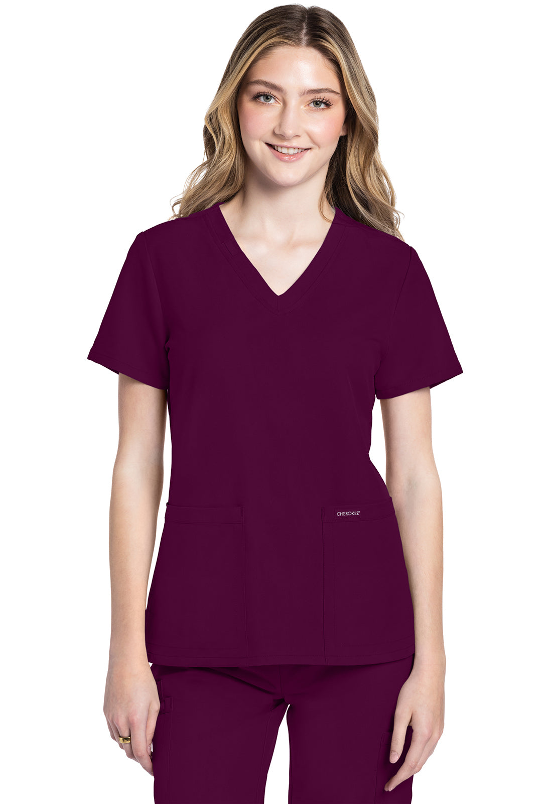 Cherokee CK953 V-Neck Top