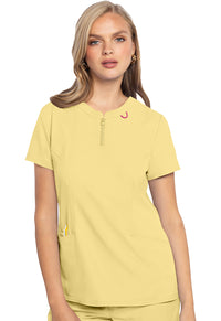 Med Couture Insight MC609 Zip Front Top