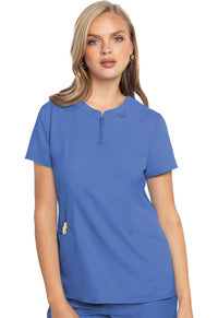 Med Couture Insight MC609 Zip Front Top
