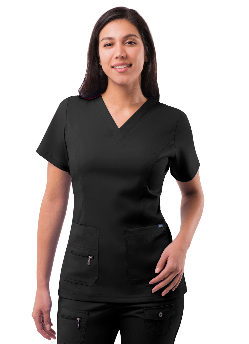 ADAR Women's Elevated V-neck Scrub Top