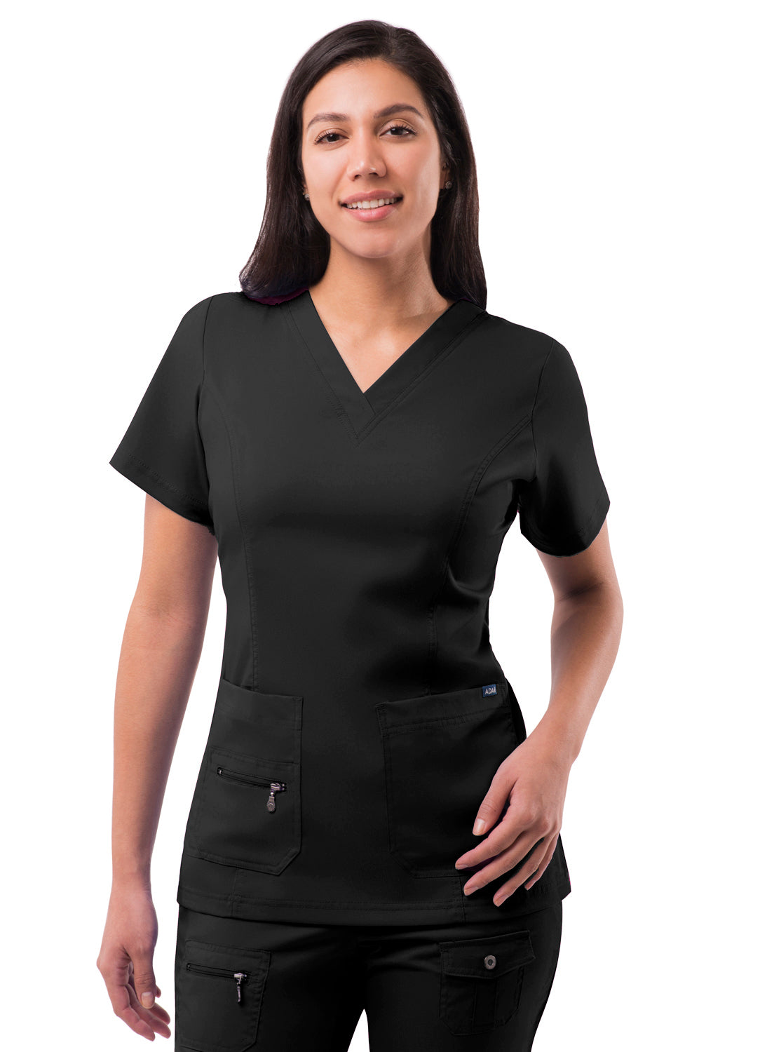 ADAR Women's Elevated V-neck Scrub Top